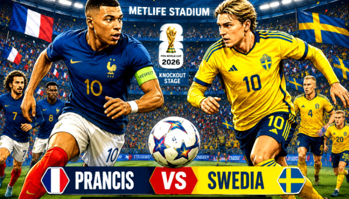 Jadwal Piala Dunia Rabu 1 Juli: Prediksi Pertandingan Prancis vs Swedia