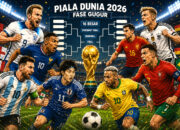 Jadwal Lengkap Fase Gugur 32 Besar Piala Dunia 2026, Sejumlah 32 tim akan memulai pertandingan pada Senin dini hari nanti