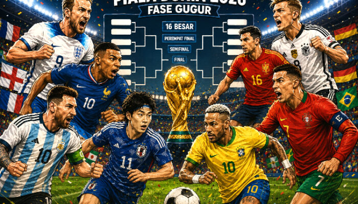 Jadwal Lengkap Fase Gugur 32 Besar Piala Dunia 2026