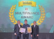 SANF raih lagi penghargaan Infobank Multifinance Award 2026. Ini merupakan yang kelima secara berturut-turut