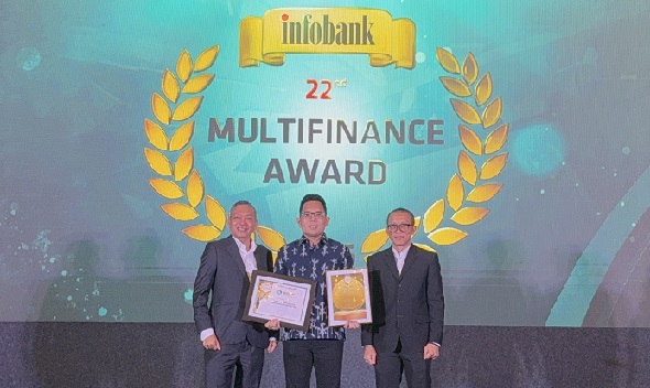 SANF raih lagi penghargaan Infobank Multifinance Award 2026. Ini merupakan yang kelima secara berturut-turut