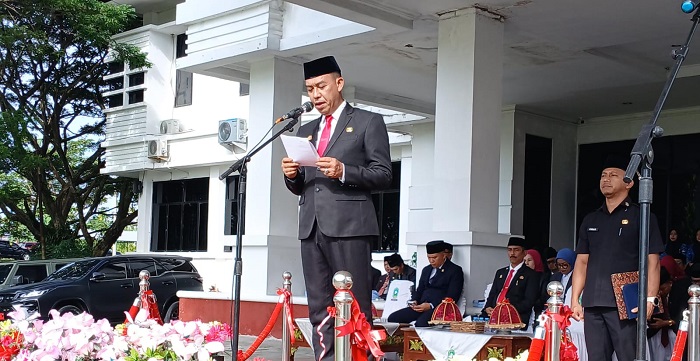 Wakil Bupati Sinjai Andi Mahyanto Mazda pimpin Upacara Peringatan Hari Lahir Pancasila Tahun 2026, Selasa (2/6/2026)