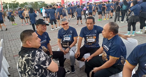 Panitia mengklaim, sebanyak 850 peserta ikut APINDO Run Festival 2026 di Kawasan CPI, Minggu, 26 Juli 2026.