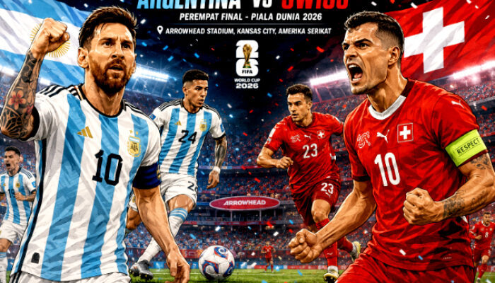Jadwal dan Prediksi Pertandingan Argentina vs Swiss