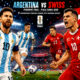 Jadwal dan Prediksi Pertandingan Argentina vs Swiss