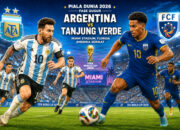 Jadwal Piala Dunia Sabtu 4 Juli: Prediksi Pertandingan Argentina vs Tanjung Verde yang akan berlangsung di Miami Stadium