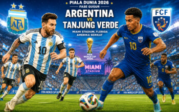 Jadwal Piala Dunia Sabtu 4 Juli: Prediksi Pertandingan Argentina vs Tanjung Verde yang akan berlangsung di Miami Stadium