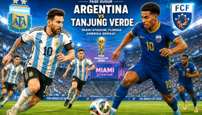 Jadwal Piala Dunia Sabtu 4 Juli: Prediksi Pertandingan Argentina vs Tanjung Verde