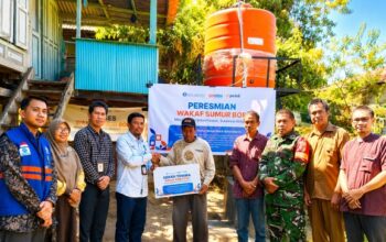 Warga sudah bisa nikmati air bersih wakaf sumur bor Masjid Nurul Ittihad di kecamatan Maros Baru, Kabupaten Maros