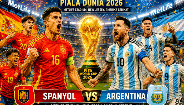 Prediksi Pertandingan Final Spanyol vs Argentina
