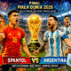 Prediksi Pertandingan Final Spanyol vs Argentina