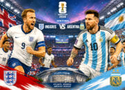 Prediksi Pertandingan Inggris vs Argentina di Semifinal memperebutkan satu tiket ke final Piala Dunia 2026