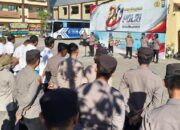 Hari pertama memimpin apel pagi, Plh Kapolresta Gowa Kombes Gani Alamsyah, tegaskan komitmen wujudkan pelayanan Polri yang presisi