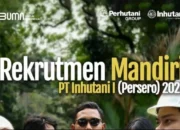 Rekrutmen mandiri bagi talenta terbaik untuk berkarir di PT Inhutani masih terbuka hingga tanggal 26 Juli 2026.