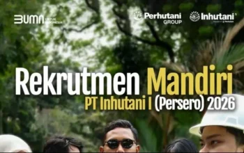 Rekrutmen mandiri bagi talenta terbaik untuk berkarir di PT Inhutani masih terbuka hingga tanggal 26 Juli 2026.