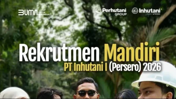 Rekrutmen mandiri bagi talenta terbaik untuk berkarir di PT Inhutani masih terbuka hingga tanggal 26 Juli 2026.