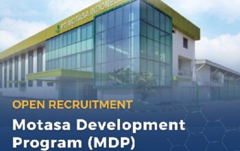 PT Motasa Indonesia masih membuka lowongan kerja per Juli 2026 untuk lulusan SMA/SMK hingga S1 yang ingin berkarier di perusahaan tersebut
