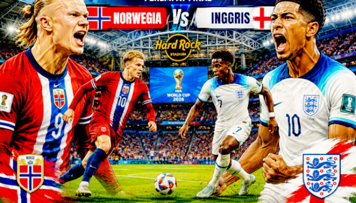 Jadwal dan Prediksi Pertandingan Norwegia vs Inggris