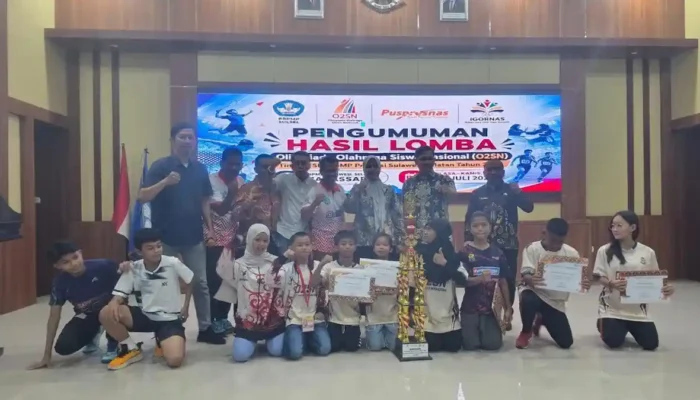 Borong 11 Medali Emas Makassar Juara Umum O2SN Sulsel