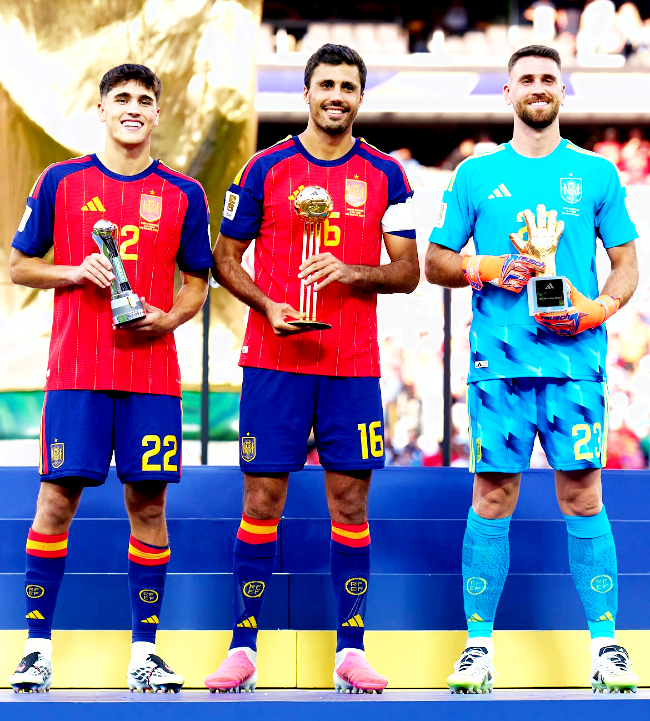 Ini Tiga Sosok Pemain Spanyol yang Menyabet Penghargaan Piala Dunia 2026 setelah Timnas Spanyol menjadi juara Piala Dunia 2026