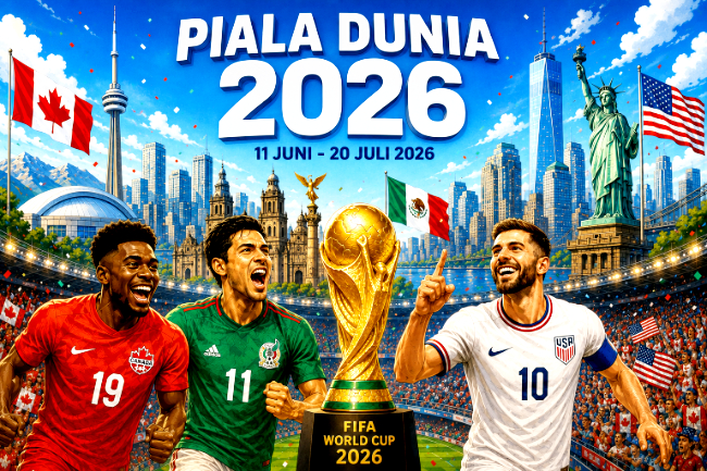 Jadwal Siaran Langsung Semifinal Hingga Final Piala Dunia 2026 yang mulai berlangsung 15 hingga 20 Juli 2026