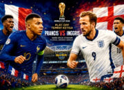 Prediksi Pertandingan Prancis vs Inggris, Perebutan Tempat Ketiga yang akan berlangsung Minggu (19/7/2026) dini hari Wita