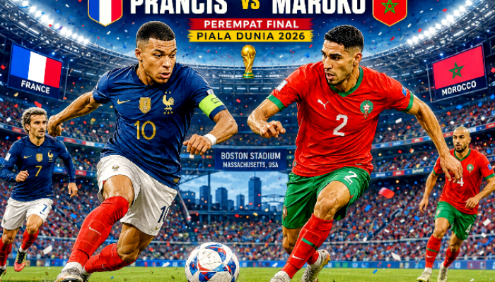 Jadwal dan Prediksi Pertandingan Prancis vs Maroko