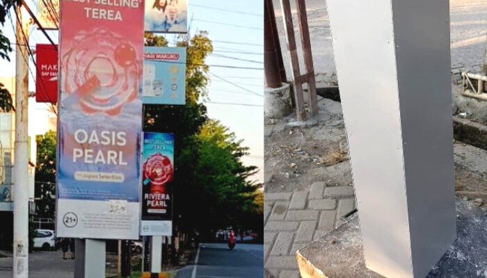 Pemerhati Soroti Reklame Insidentil Berkonstruksi Permanen di Makassar