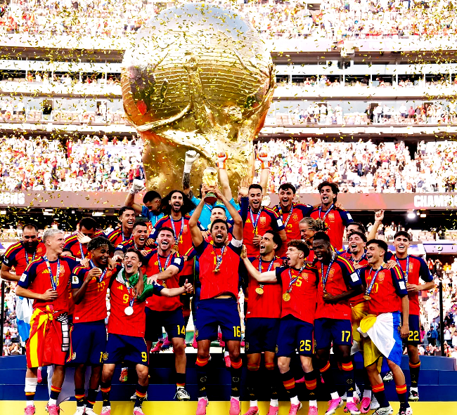 Spanyol Juara Piala Dunia 2026 setelah dalam pertandingan final Senin (20/7/2026) mengalahkan Argentina dengan skor 1-0