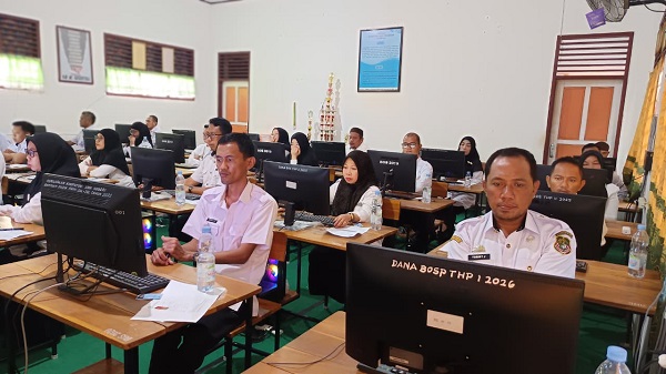 Sebanyak 51 guru ikut ujian Substansi BCKS di Sidrap, Selasa, 4 Agustus 2026. Mereka berasal dari empat kabupaten/ kota
