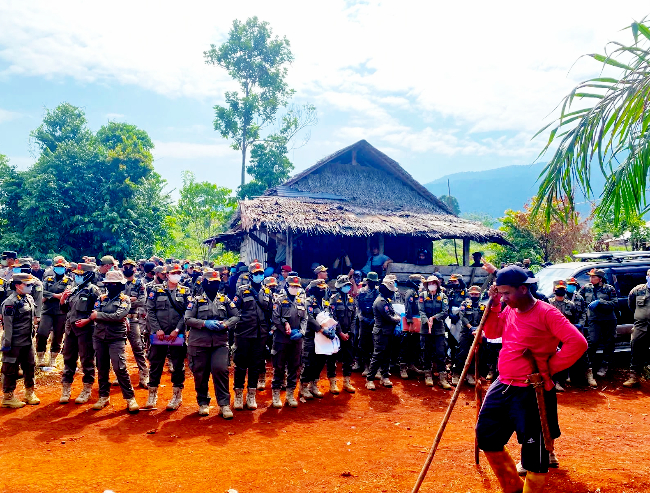 Koalisi Lawan PSN Desak Pemkab Lutim Hentikan Pendekatan Represif Terhadap Petani di Laoli dalam pengosongan lahan