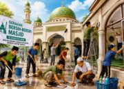 10 Agustus, Geber Masjid Nasional, Ini Pendaftaran dan Rangkaian Kegiatan