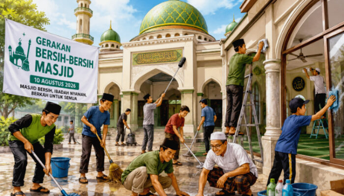 10 Agustus, Geber Masjid Nasional, Ini Pendaftaran dan Rangkaian Kegiatan