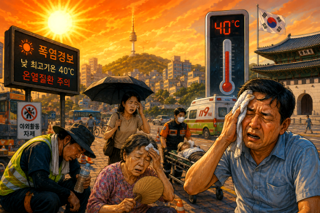 Gelombang Panas di Korea, 16 Orang Meninggal dan lebih dari 2000 orang menderita sakit mulai 15 Mei hingga 2 Agustus 2026