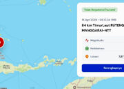 Gempa Susulan M 5,2 Guncang Ruteng NTT Minggu Pagi