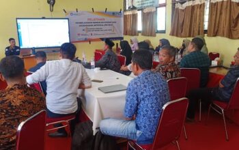 Sekretaris Dinas Pendidikan Luwu Timur, Darmawan SE MM membuka pelatihan PM KKA (Pembelajaran Mendalam Koding dan Kecerdasan Artifisial)