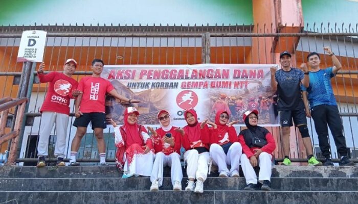 ORKI Sulsel dan Komunitas Senam Nusantara Galang Dana Untuk Korban Gempa NTT