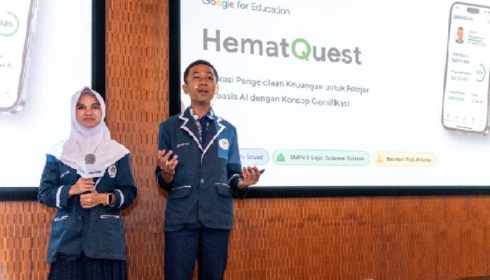 Murid SMPN 3 Sinjai Tampil Di Forum Nasional Presentasikan Inovasi AI Di Kantor Google Indonesia