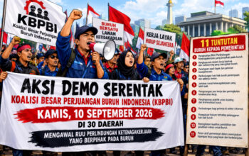 Hari Ini, Buruh Demo Serentak di 30 Daerah, Ini 11 Tuntutan