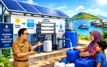 Pemkot Makassar Siapkan Penyulingan Air Laut untuk Kebutuhan Masyarakat Kepulauan untuk kebutuhan air bersih