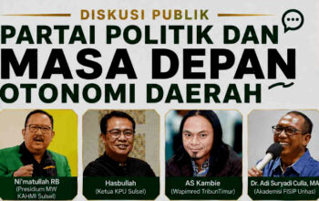 Malam Ini KAHMI Sulsel Gelar Diskusi Partai Politik dan Masa Depan Otonomi Daerah melalui LPMD KAHMI Sulsel
