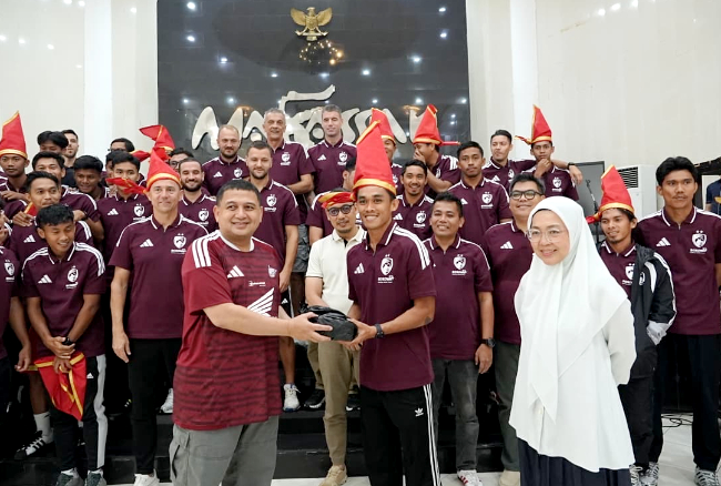 Wali Kota Jamu PSM Sebelum ke Parepare menjalani laga kandang pertama Liga Super 2026-2027 melawan Arema FC