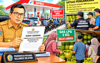 Pemprov Sulsel Keluarkan Perintah Pengawasan BBM dan Gas 3 Kg