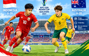 Jadwal Kualifikasi Piala Asia U-20: Laga Hidup Mati Indonesia vs Australia Petang Ini di New Laos National Stadium, Vientiane, Laos