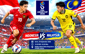 Jadwal Siaran Langsung Indonesia vs Malaysia FIFA ASEAN Cup Malam Ini di Stadion Utama Gelora Bung Karno Jakarta