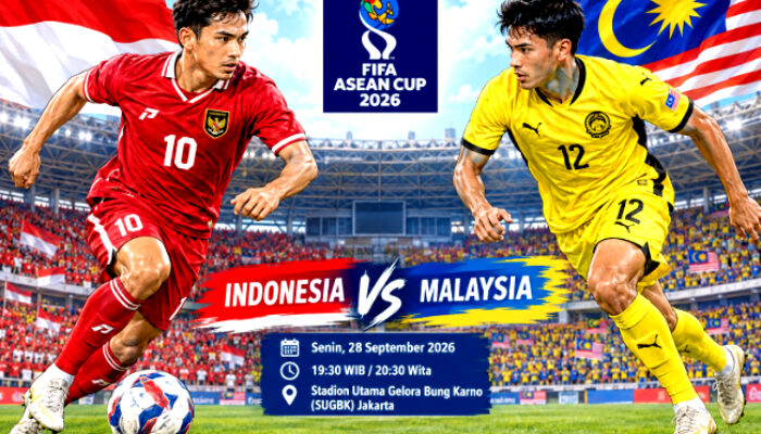 Jadwal Siaran Langsung Indonesia vs Malaysia FIFA ASEAN Cup Malam Ini