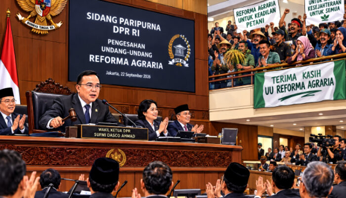 DPR Sahkan UU Reforma Agraria, Ini Poin Krusial Penguatan Agraria