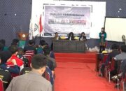Badan Eksekutif Mahasiswa Universitas Indonesia Timur (BEM UIT) menggelar Dialog Kebangsaan bertajuk EKOPOLTAN