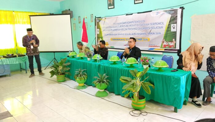 Bimtek Peningkatan Kompetensi GTK Di Pulau Terpencil Kalukalukuang Kalmas Berakhir