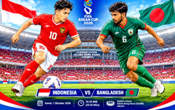 Jadwal Siaran Langsung Indonesia vs Bangladesh Malam Ini, Laga Penentu ke Final FIFA ASEAN Cup Kamis (1/10/2026) di Stadion SUGBK